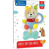 paraply 17785 Baby Clementoni - Sevimli Köpek Çıngırak Kız Erkek Çocuk Oyuncak Eğitici Oyuncaklar - Çok Renkli