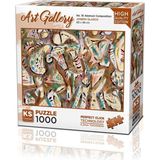 paraply 20663 No.10 Abstract Composition 1000 Parça Puzzle Kız Erkek Çocuk Oyuncak Eğitici Oyuncaklar - Çok Renkli