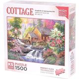 paraply 22027 Songbirds At Summertime Mill 1500 Parça Puzzle -Ks Puzzle Kız Erkek Çocuk Oyuncak Eğitici Oyun - Çok Renkli