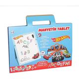 paraply 2236 Hot Wheels Manyetik Tablet 64 Parça Kız Erkek Çocuk Oyuncak Eğitici Oyuncaklar - Çok Renkli
