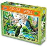paraply 250 Parça Tavus Kuşu Puzzle - LC7191 Kız Erkek Çocuk Oyuncak Eğitici Oyuncaklar - Çok Renkli