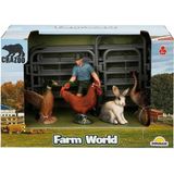 paraply 2689 Farm World Çiftlik Hayvanları Küçük Oyun Seti Kız Erkek Çocuk Oyuncak Eğitici Oyuncaklar - Çok Renkli