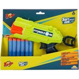paraply 2712 Zapp 6 Mermili Sünger Dart Atan Silah -Sunman Kız Erkek Çocuk Oyuncak Eğitici Oyuncaklar - Çok Renkli
