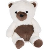 paraply 3229 Oturan Beyaz Ayı 35CM -My Friend Toys Kız Erkek Çocuk Oyuncak Eğitici Oyuncaklar - Çok Renkli