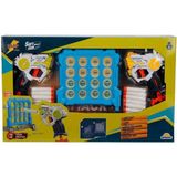 paraply 3574 Zapp Toys Hedef Tahtalı Sünger Dart Atan Silah Seti Kız Erkek Çocuk Oyuncak Eğitici Oyuncaklar - Çok Renkli