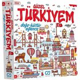 paraply 363 CAOYN-5160 Güzel Türkiyem Kız Erkek Çocuk Oyuncak Eğitici Oyuncaklar - Çok Renkli