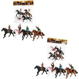 paraply 4960 Sun-Rst-Wes-Kovboy Oyun Set Poşetli Krtl 2A Kız Erkek Çocuk Oyuncak Eğitici Oyuncaklar - Çok Renkli