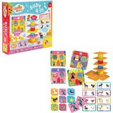 paraply 4in1 Kule 16 Parça Kız Erkek Çocuk Oyuncak Eğitici Oyuncaklar - Çok Renkli