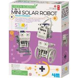 paraply 4m 3'ü 1 Arada Mini Solar Robot Kız Erkek Çocuk Oyuncak Eğitici Oyuncaklar - Çok Renkli