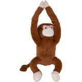 paraply 5056 Maskot Maymun Peluş -My Friend Toys Kız Erkek Çocuk Oyuncak Eğitici Oyuncaklar - Çok Renkli