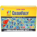 paraply 5106 Ebru Sanatı Başlangıç Seti Kız Erkek Çocuk Oyuncak Eğitici Oyuncaklar - Çok Renkli