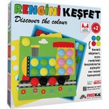 paraply 5457 Redka, Rengini Keşfet / +2 Yaş Kız Erkek Çocuk Oyuncak Eğitici Oyuncaklar - Çok Renkli