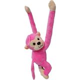 paraply 60CM Sesli Maymun Peluş Halley Kız Erkek Çocuk Oyuncak Eğitici Oyuncaklar - Çok Renkli