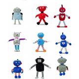 paraply 62895 Peluş 35CM Robotlar -1ADET Stokta Olan Gönderilir Kız Erkek Çocuk Oyuncak Eğitici Oyuncaklar - Çok Renkli