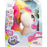 paraply 72033 Lily Sesli ve Işıklı Unicorn Peluş Kız Erkek Çocuk Oyuncak Eğitici Oyuncaklar - Çok Renkli