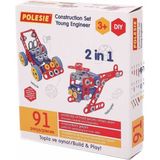 paraply 72986 Tasarım Seti (Mucit), 91 Pcs (Box) Kız Erkek Çocuk Oyuncak Eğitici Oyuncaklar - Çok Renkli