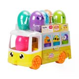 Paraply 73098 Tomy, Yumurta Otobüsü, 12-36 Ay Kız Erkek Çocuk Oyuncak Eğitici Oyuncaklar
