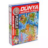 Paraply 7375 Dünya Kültür Haritası Puzzle -Totteriq Kız Erkek Çocuk Oyuncak Eğitici Oyuncaklar