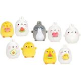 paraply 760024981 Molang Peluş 23CM Kız Erkek Çocuk Oyuncak Eğitici Oyuncaklar - Çok Renkli