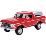 paraply 79373 1: 24 1978 Ford Bronco -Hard Top Kız Erkek Çocuk Oyuncak Eğitici Oyuncaklar - Çok Renkli