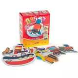 Paraply 8742 Dıytoy Süper Renkli 5'İ1 Kutuda Puzzle - Taşıtlar / 3+4+5+6+7 Parça Puzzle Kız Erkek Çocuk Oyun