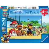 paraply 90648 Paw Patrol 2X24 Parça Ravensburger Puzzle Kız Erkek Çocuk Oyuncak Eğitici Oyuncaklar - Çok Renkli