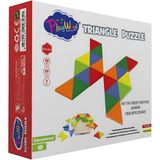 paraply Ahşap Üçgen Puzzle Kız Erkek Çocuk Oyuncak Eğitici Oyuncaklar - Çok Renkli