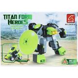 paraply Ausini Titan Heroes Hnight-8 90 Parça Kız Erkek Çocuk Oyuncak Eğitici Oyuncaklar - Çok Renkli