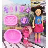 Paraply Baonier Kız Bebek Evcil Hayvan Seti Kız Erkek Çocuk Oyuncak Eğitici Oyuncaklar