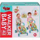 paraply BIB-6017 Pianolu Yürüme Arkadaşı 4ın1 Kız Erkek Çocuk Oyuncak Eğitici Oyuncaklar - Çok Renkli