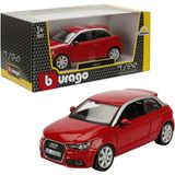 paraply Brago- 1/24 Audi A1 Kırmızı -Sun Kız Erkek Çocuk Oyuncak Eğitici Oyuncaklar - Çok Renkli