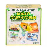 Paraply Caegt-5053 Doğayı Öğreniyorum Eğitici Oyun Kartları Kız Erkek Çocuk Oyuncak Eğitici Oyuncaklar