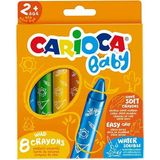 paraply Carioca Jumbo Bebek Yumuşak Pastel Boya 8'li Kız Erkek Çocuk Oyuncak Eğitici Oyuncaklar - Çok Renkli