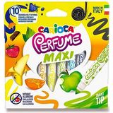 paraply Carioca Kokulu Jumbo Keçeli Boya Kalemi 10'lu Kız Erkek Çocuk Oyuncak Eğitici Oyuncaklar - Çok Renkli