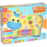 paraply CNL-2222-2223 Türkçe Piano Çiftlik Hayvanları Kız Erkek Çocuk Oyuncak Eğitici Oyuncaklar - Çok Renkli