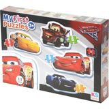 paraply CR10304 Cars Ilk Puzzlem 4ü1 Arada Kız Erkek Çocuk Oyuncak Eğitici Oyuncaklar - Çok Renkli