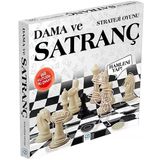 Paraply Dama Ve Satranç Kutulu Oyun Kız Erkek Çocuk Oyuncak Eğitici Oyuncaklar