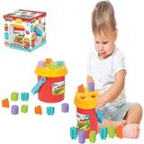 paraply Dede Oyuncak Bul-Tak Kova Kız Erkek Çocuk Oyuncak Eğitici Oyuncaklar - Çok Renkli