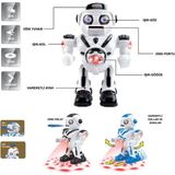 paraply DF-6022 Işıklı ve Müzikli Disk Atan Uzaylı Robot Kız Erkek Çocuk Oyuncak Eğitici Oyuncaklar - Çok Renkli