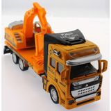 paraply Die Cast Çek Bırak Sarı Kepçe Kız Erkek Çocuk Oyuncak Eğitici Oyuncaklar - Çok Renkli