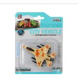 paraply Die Cast Metal F-16 Benzeri Savaş Uçağı Turuncu Kamuflaj Kız Erkek Çocuk Oyuncak Eğitici Oyuncaklar - Çok Renkli
