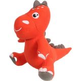 paraply Dino Peluş Oyuncak Turuncu 25CM Kız Erkek Çocuk Oyuncak Eğitici Oyuncaklar - Çok Renkli