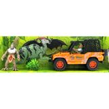 Paraply Dinozor Avcısı Jeepli Oyun Seti Kız Erkek Çocuk Oyuncak Eğitici Oyuncaklar