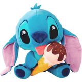 paraply Dondurma Yiyen Stitch Peluş 25CM Kız Erkek Çocuk Oyuncak Eğitici Oyuncaklar - Çok Renkli