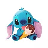 Paraply Dondurma Yiyen Stitch Peluş 25Cm Kız Erkek Çocuk Oyuncak Eğitici Oyuncaklar