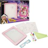 paraply Doodle 3D Sihirli Çizim Tahtası Pembe Veya Beyaz Kız Erkek Çocuk Oyuncak Eğitici Oyuncaklar - Çok Renkli