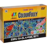 paraply Ebru Sanatı Başlangıç Seti Eğitici Dvd'li Kız Erkek Çocuk Oyuncak Eğitici Oyuncaklar - Çok Renkli