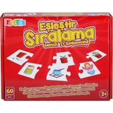 paraply EDU-1013 Eşleştir Sıralama -Chiva Kız Erkek Çocuk Oyuncak Eğitici Oyuncaklar - Çok Renkli