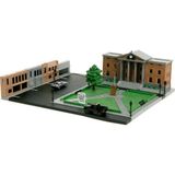 paraply Geleceğe Dönüş Saat Kulesi Nano Sahnesi Diorama Modellemesi Kız Erkek Çocuk Oyuncak Eğitici Oyuncakl - Çok Renkli