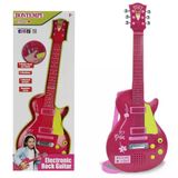 Paraply Gitar Elektronik Tuşlu/Telli/Askılı Pembe Kız Erkek Çocuk Oyuncak Eğitici Oyuncaklar